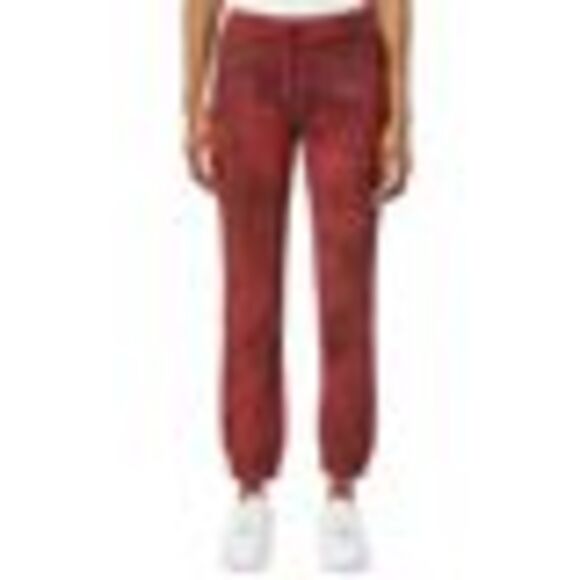 Hudson Jeans French Terry Utility Jogger In Cabernet Fatigue - M - Picture 3 of 3